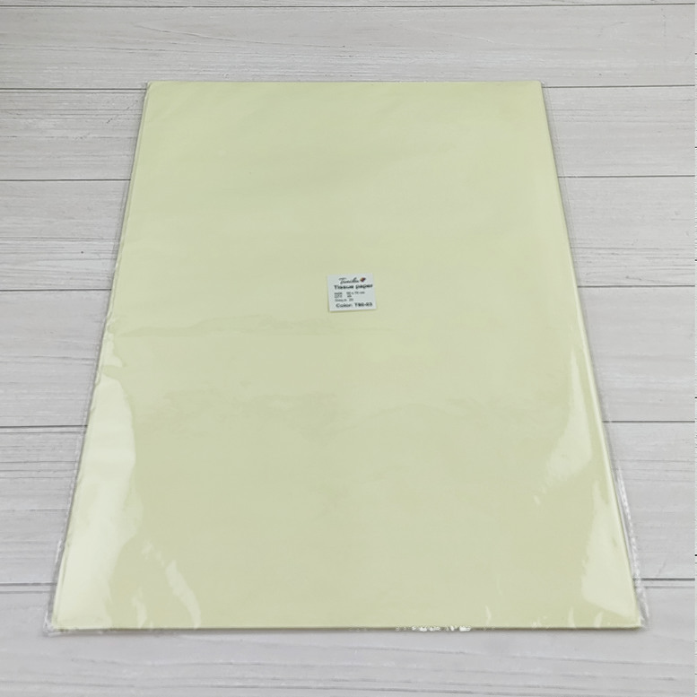 Dekoratives Zigarettenpapier T80-03 Hellgelb